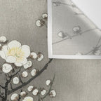 Ohara Koson, Blossoming Tree And Full Moon - Vintage Japanese Woodblock Print Wall Tapestry Gallery Image 3