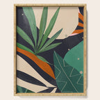 Abstract Art Tropical Leaves 41 Serving Tray Gallery Image 1