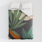 Abstract Art Tropical Leaves 41 Comforter Gallery Image 6