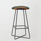 Abstract Art Tropical Leaves 41 Stool Gallery Image 1