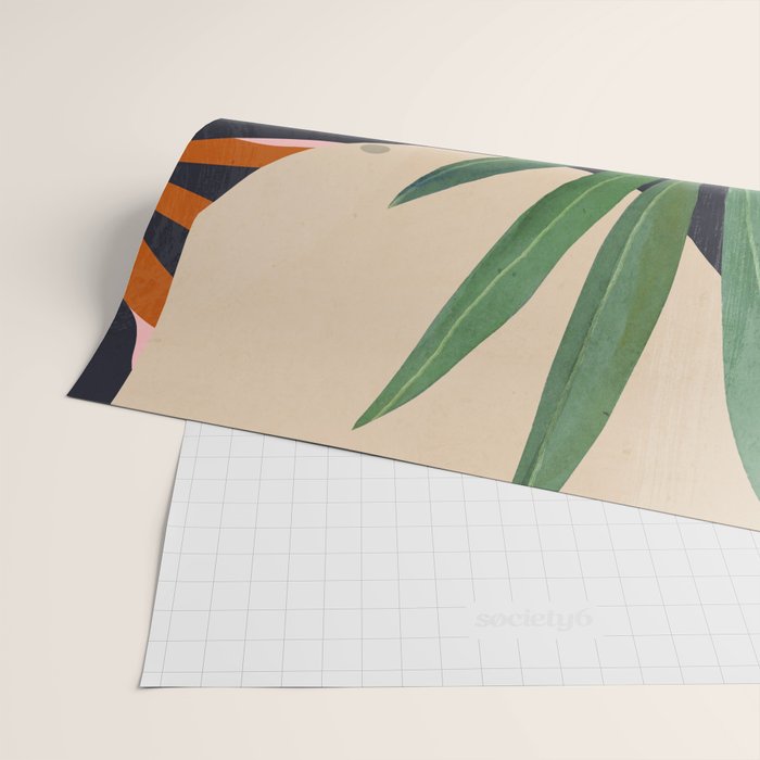 Abstract Art Tropical Leaves 41 Wrapping Paper Gallery Image 2