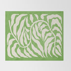 Wild Ferns: Forest Green Edition Throw Blanket Gallery Image 2