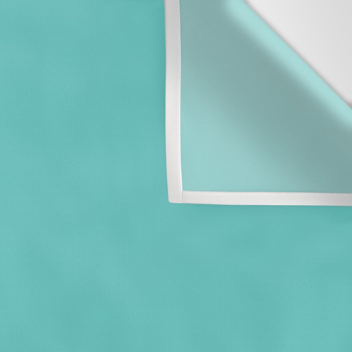 Bright Aqua Cyan Blue-Green Turquoise Solid  Wall Tapestry Gallery Image 3