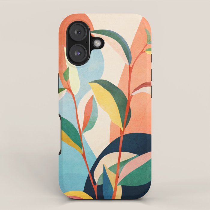 Colorful Branching Out 17 iPhone Case Gallery Image 1