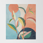 Colorful Branching Out 17 Throw Blanket Gallery Image 2