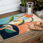 Colorful Branching Out 17 Outdoor Rug Gallery Image 2