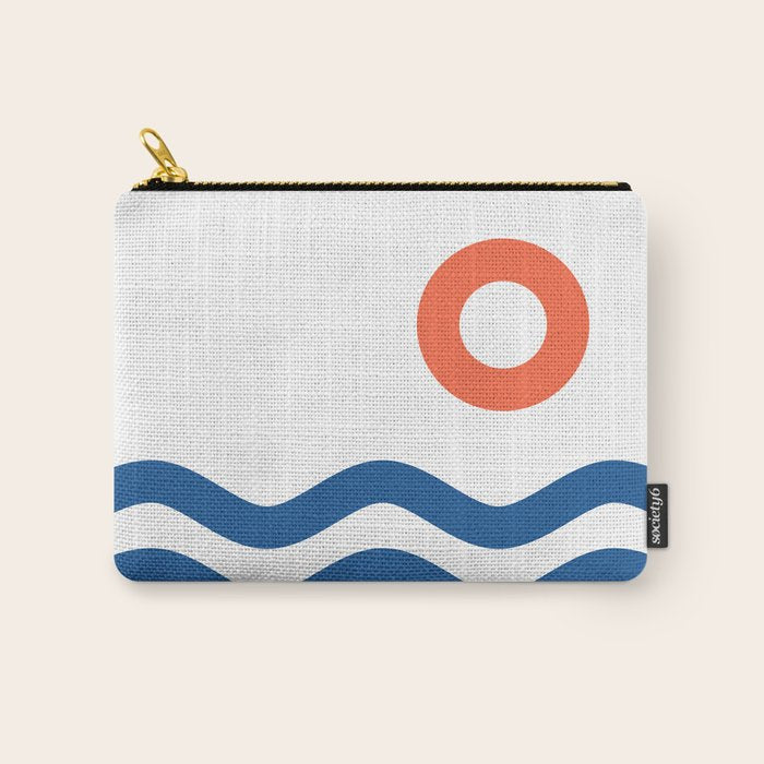 Nautical 02 Seascape Carry All Pouch Gallery Image 1