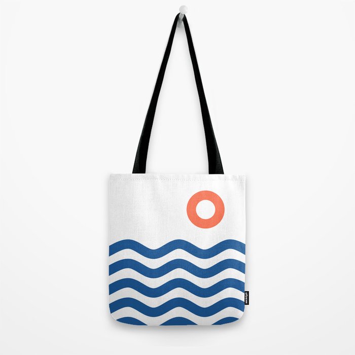 Nautical 02 Seascape Tote Bag Gallery Image 2