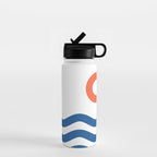 Nautical 02 Seascape Water Bottle Gallery Image 1