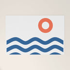 Nautical 02 Seascape Welcome Mat Gallery Image 1