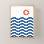Nautical 02 Seascape Mini Art Print Gallery Image 1