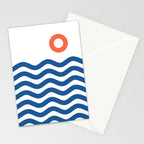 Nautical 02 Seascape Stationery Card Gallery Image 2