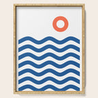 Nautical 02 Seascape Serving Tray Gallery Image 1