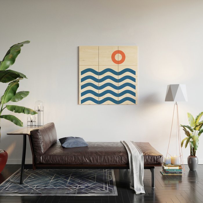 Nautical 02 Seascape Wood Wall Art Gallery Image 2
