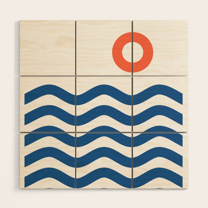 Nautical 02 Seascape Wood Wall Art Gallery Image 1