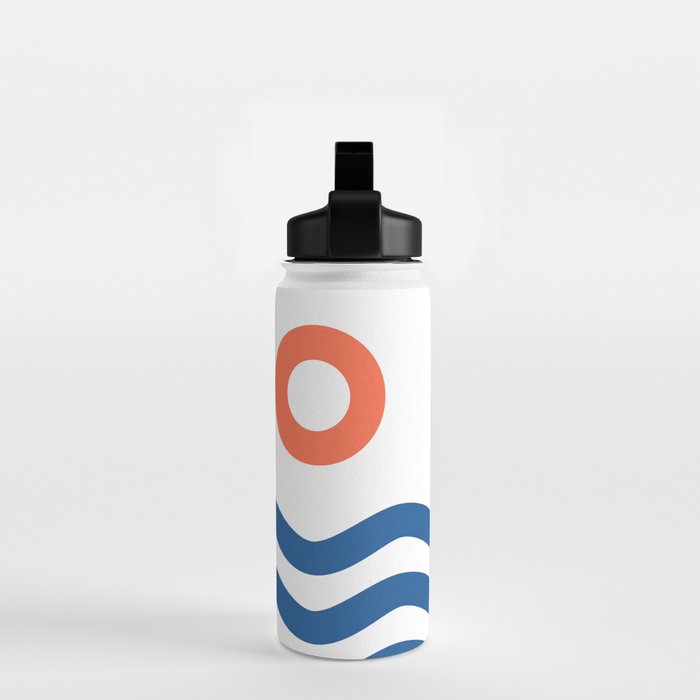 Nautical 02 Seascape Water Bottle Gallery Image 2
