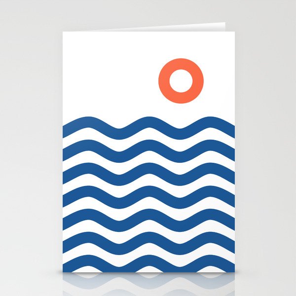 Nautical 02 Seascape Stationery Card Gallery Image 1