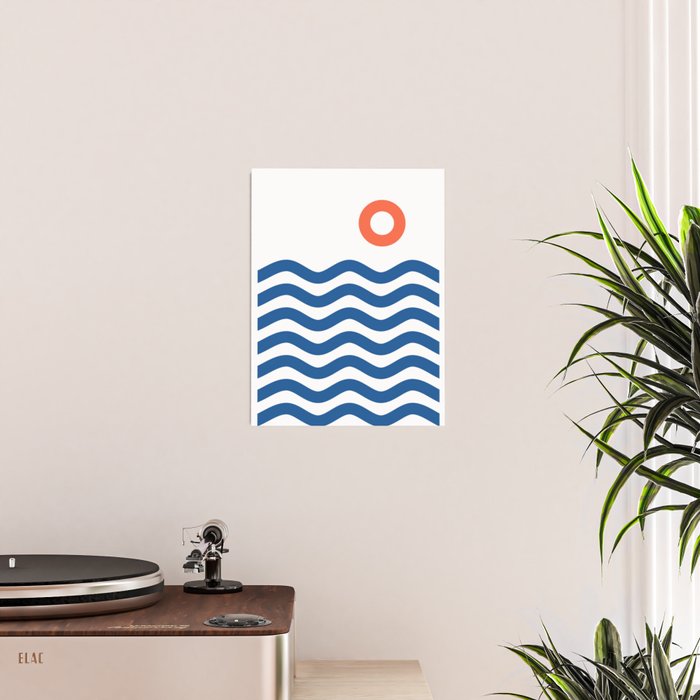 Nautical 02 Seascape Poster Gallery Image 2