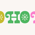 Ho Ho Ho - Pink and Green Coffee Mug Gallery Image 2