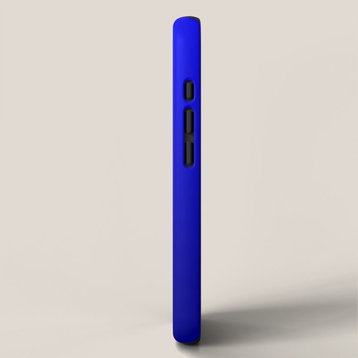 Bright Cobalt and Dark Blue Ombre iPhone Case Gallery Image 2