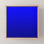Bright Cobalt and Dark Blue Ombre Mini Art Print Gallery Image 1