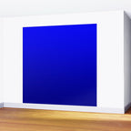 Bright Cobalt and Dark Blue Ombre Wall Mural Gallery Image 2