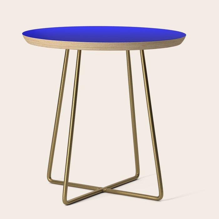 Bright Cobalt and Dark Blue Ombre Side Table Gallery Image 1