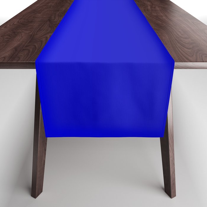 Bright Cobalt and Dark Blue Ombre Table Runner Gallery Image 1