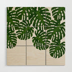 Monstera Leaf I Wood Wall Art Gallery Image 1