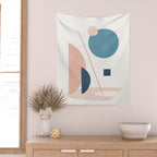 Abstract Minimal Shapes 34 Wall Tapestry Gallery Image 2
