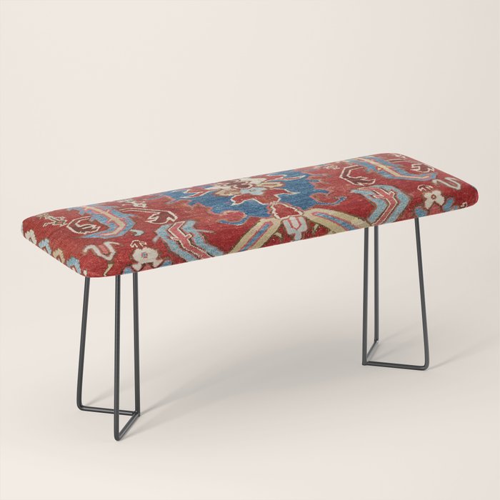 Armenian Manisa Province West Anatolian Dragon Rug Print Bench Gallery Image 1