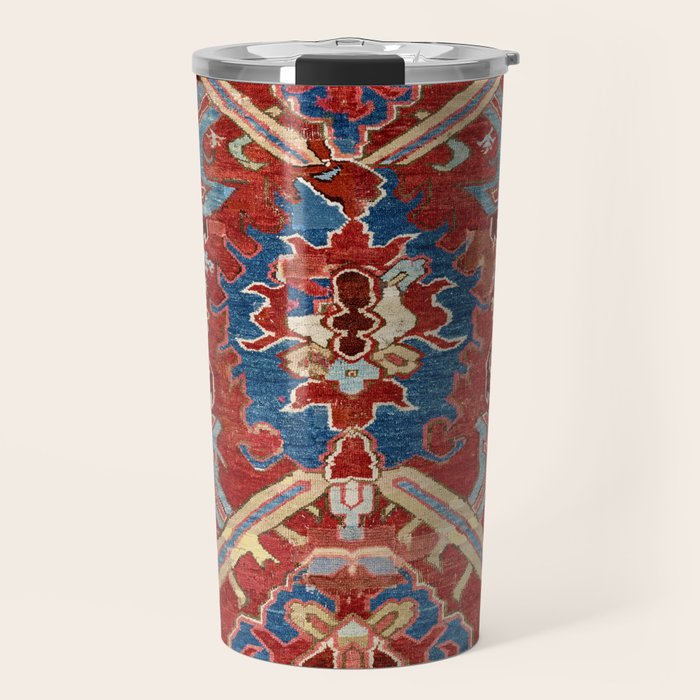 Armenian Manisa Province West Anatolian Dragon Rug Print Travel Mug Gallery Image 1