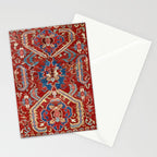 Armenian Manisa Province West Anatolian Dragon Rug Print Stationery Card Gallery Image 2