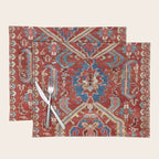 Armenian Manisa Province West Anatolian Dragon Rug Print Placemat Gallery Image 1