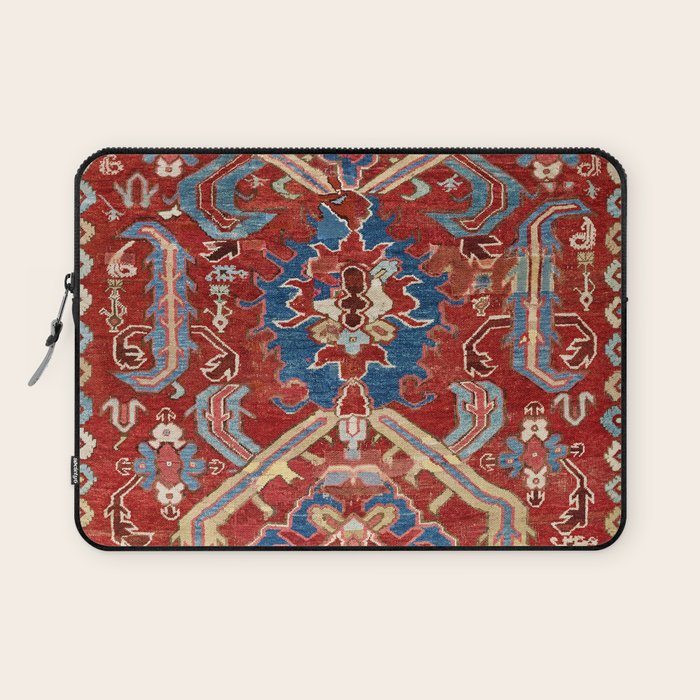 Armenian Manisa Province West Anatolian Dragon Rug Print Laptop Sleeve Gallery Image 1