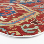 Armenian Manisa Province West Anatolian Dragon Rug Print Bath Mat Gallery Image 3