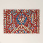 Armenian Manisa Province West Anatolian Dragon Rug Print Welcome Mat Gallery Image 1