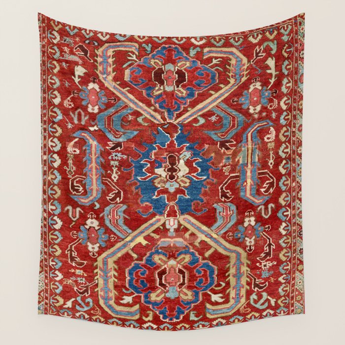 Armenian Manisa Province West Anatolian Dragon Rug Print Wall Tapestry Gallery Image 4