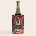 Armenian Manisa Province West Anatolian Dragon Rug Print Wine Chiller Gallery Image 1
