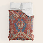 Armenian Manisa Province West Anatolian Dragon Rug Print Duvet Cover Gallery Image 6