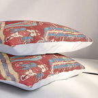 Armenian Manisa Province West Anatolian Dragon Rug Print Pillow Sham Gallery Image 3