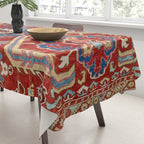 Armenian Manisa Province West Anatolian Dragon Rug Print Tablecloth Gallery Image 3