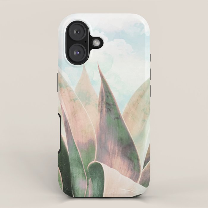 Landscape plant paint iPhone Case Gallery Image 1