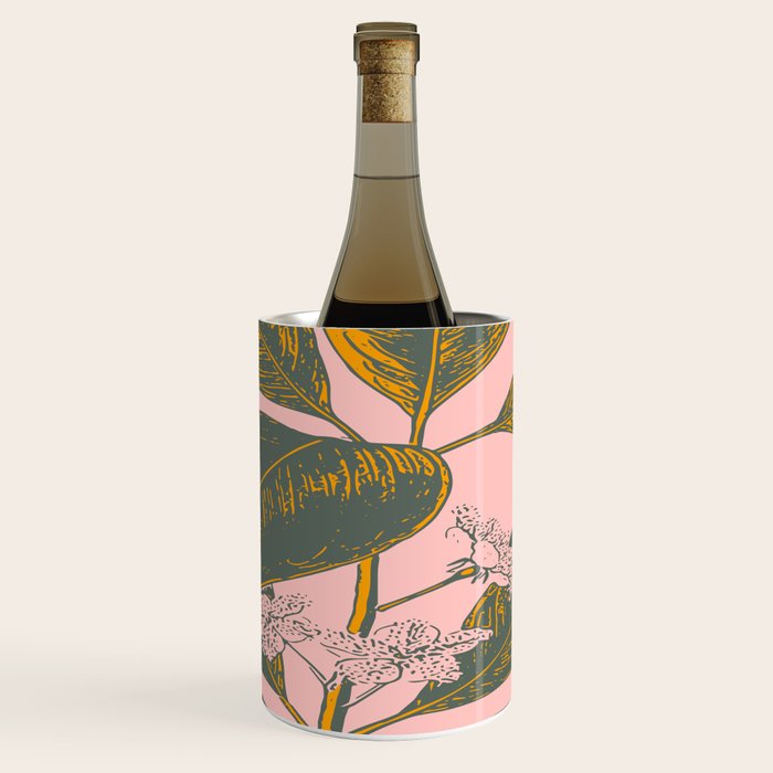 Modern Botanical Banana Leaf Wine Chiller Gallery Image 1