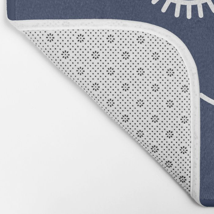 Wink (Navy) Bath Mat Gallery Image 2