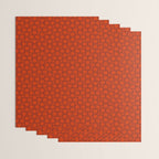 Rich Red Oriental Blooms Wrapping Paper Gallery Image 3