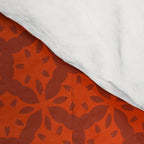 Rich Red Oriental Blooms Comforter Gallery Image 4
