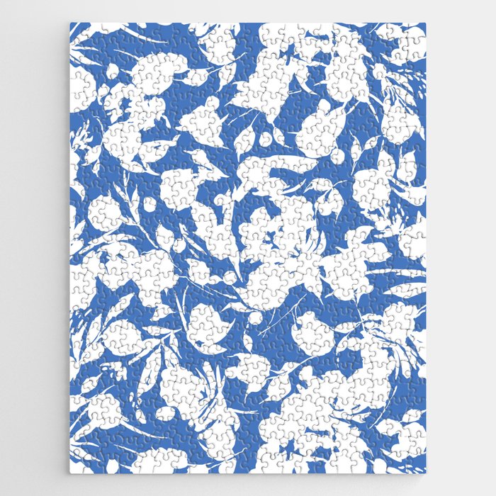 Floral Simplistic Silhouettes B Jigsaw Puzzle Gallery Image 1
