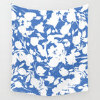 Floral Simplistic Silhouettes B Wall Tapestry Gallery Image 4