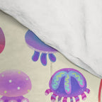 Jellyfish Day - pastel Comforter Gallery Image 4